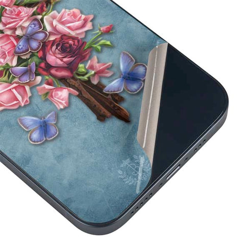 Flower Cross by Brigid Ashwood iPhone Skins
